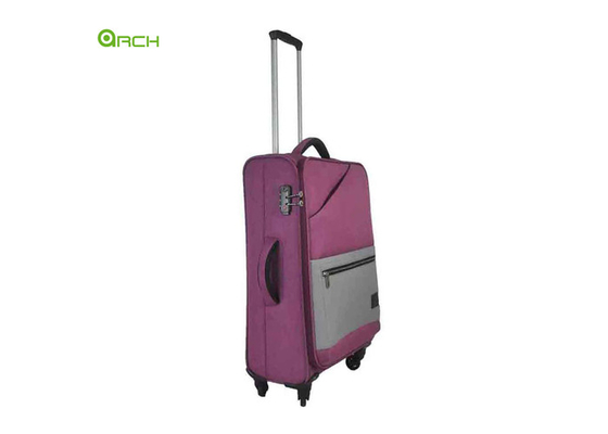 I bagagli parteggiati molli di viaggio leggero con la serratura di Tsa ed il in-coperchio due zippered le tasche